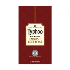 Typhoo Tea Snacks & Beverages Typhoo English Breakfast Tea (25 Bags)