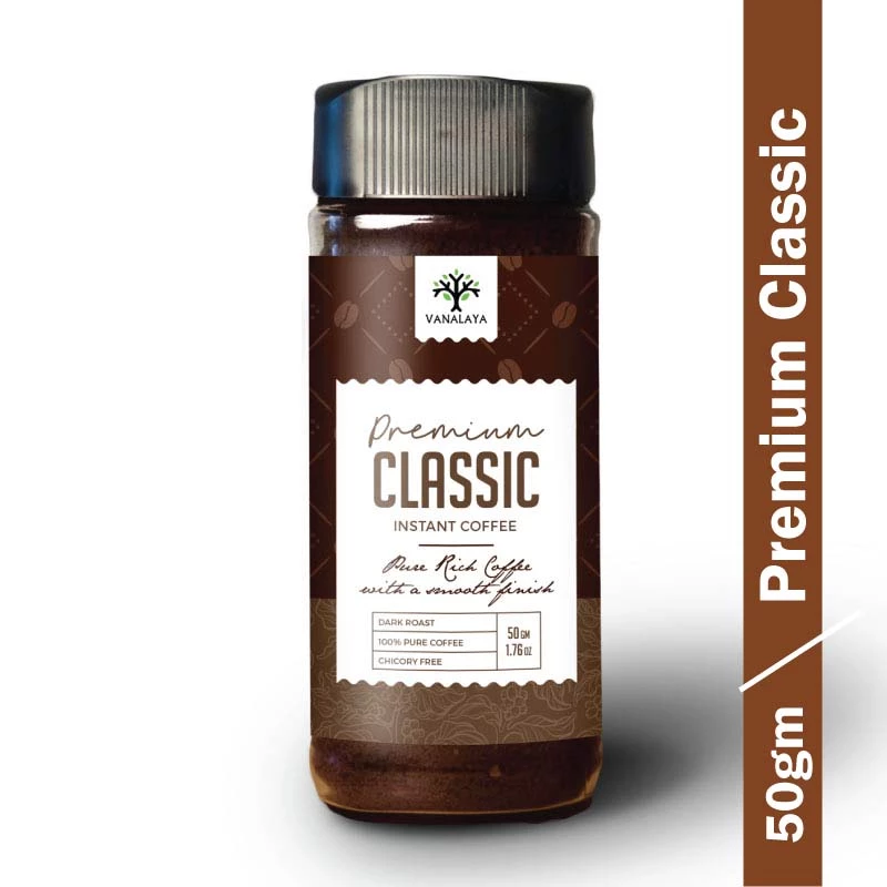 Vanalaya Premium Classic Instant Coffee (50 G) 3 Vanalaya Premium Classic Instant Coffee (50 G)