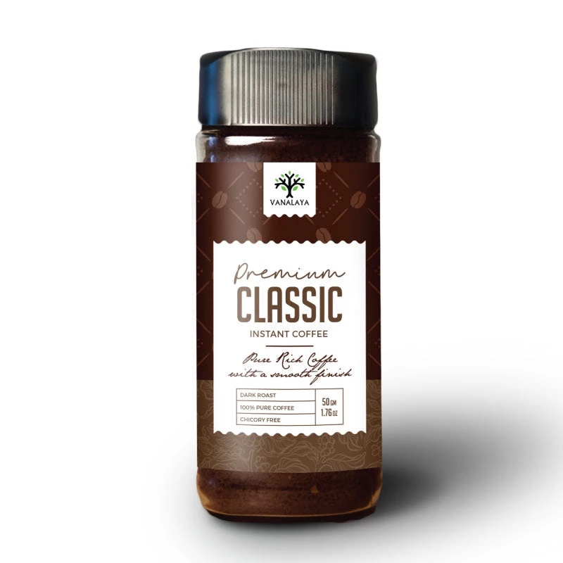 Vanalaya Premium Classic Instant Coffee (50 G) 4 Vanalaya Premium Classic Instant Coffee (50 G)