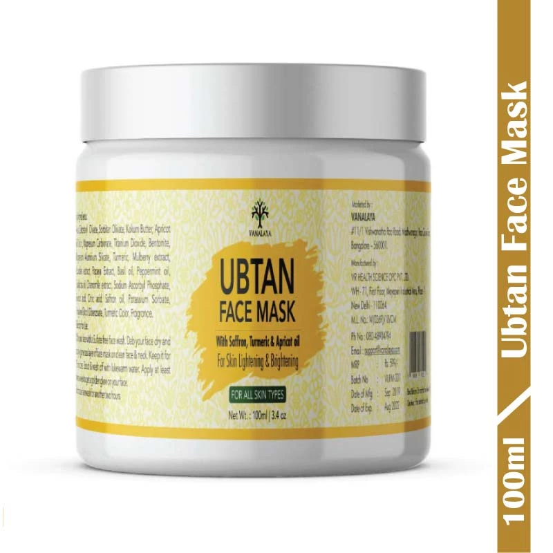 Vanalaya Ubtan Face Mask (100 Ml) Personal & Home Care 3 Vanalaya Ubtan Face Mask (100 Ml) Personal & Home Care