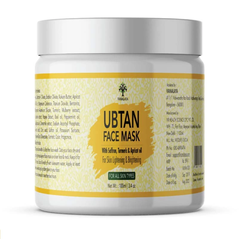 Vanalaya Ubtan Face Mask (100 Ml) Personal & Home Care 4 Vanalaya Ubtan Face Mask (100 Ml) Personal & Home Care