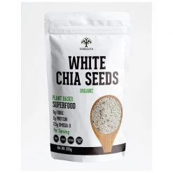 Vanalaya Organic White Chia Seeds (250 G)