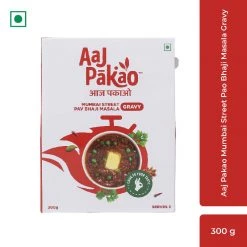 Aaj Pakao Mumbai Street Pav Bhaji Masala Gravy, Pack Of 3 (3*300g) Grocery