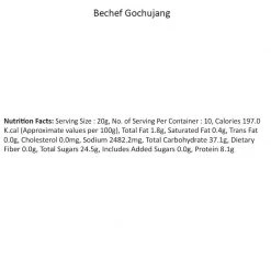 Be Cheff Ready To Eat Bechef Gochujang (200 Gms)