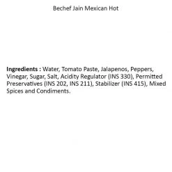 Be Cheff Bechef Jain Mexican Hot Sauce (300 Gms) 7 Be Cheff Bechef Jain Mexican Hot Sauce (300 Gms)