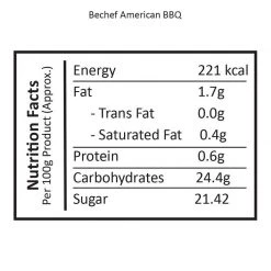 Be Cheff Bechef American Barbeque Sauce (300 Gms) Spreads Sauce & Ketchup