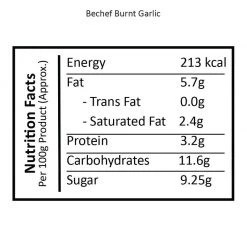 Be Cheff Spreads Sauce & Ketchup Bechef Burnt Garlic Sauce (300 Gms)