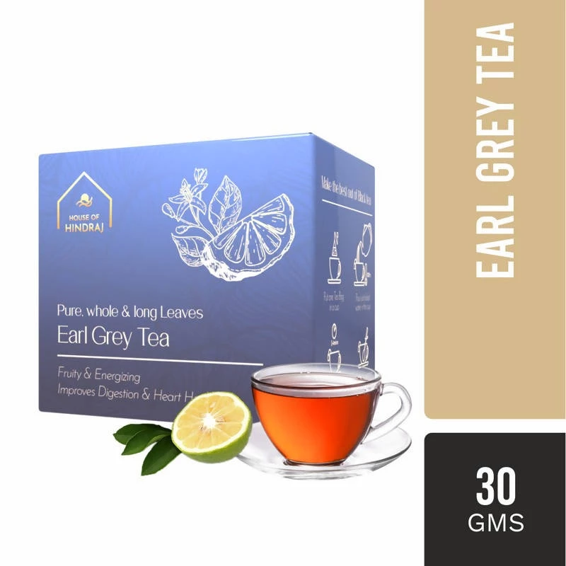 Hindraj Tea Hindraj Herbal Earl Grey Tea Bags - (1 Box Of 15 Sachets) Grocery 3 Hindraj Tea Hindraj Herbal Earl Grey Tea Bags - (1 Box Of 15 Sachets) Grocery
